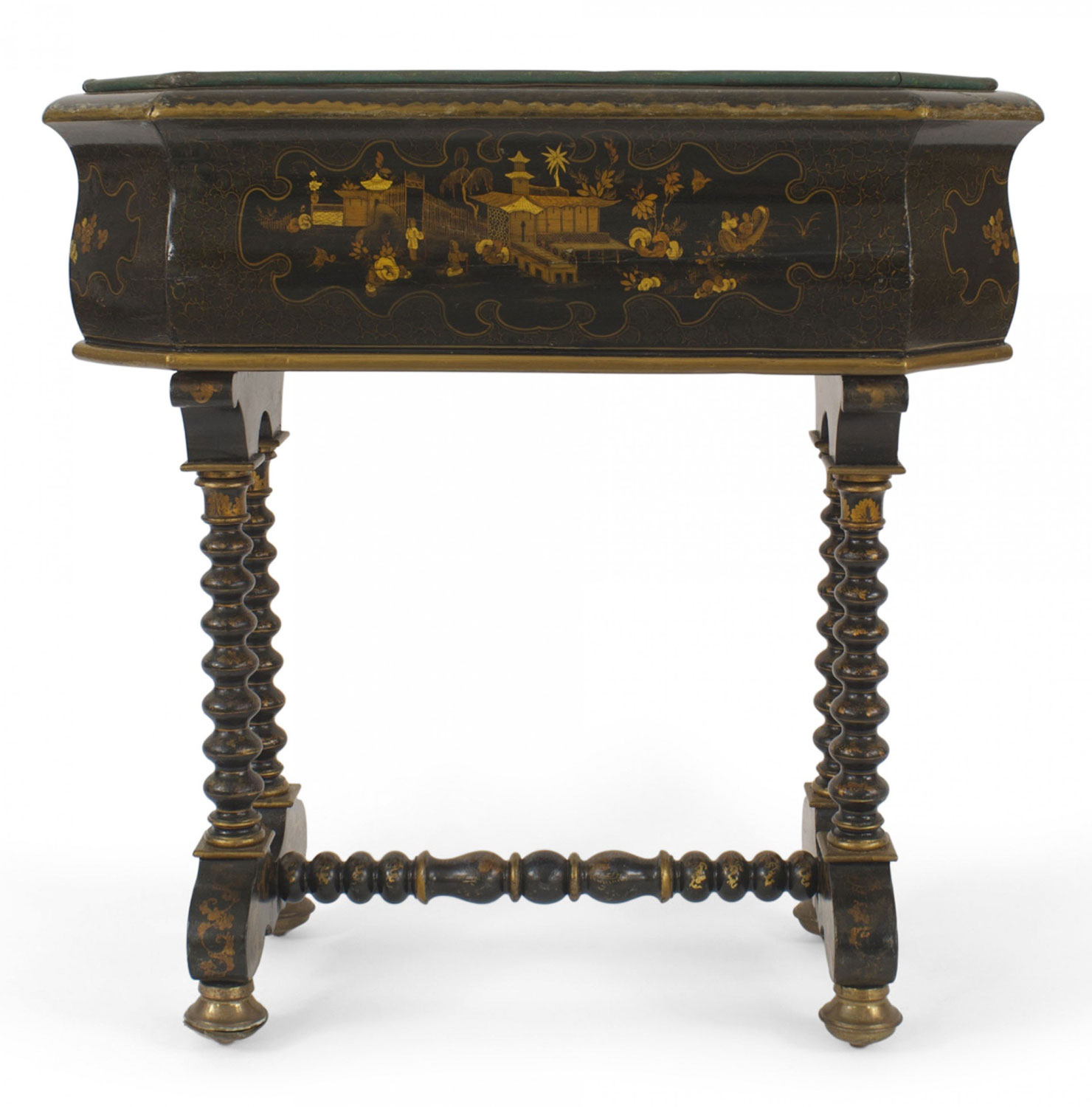 Queen anne gilt chinoiserie fernery 2