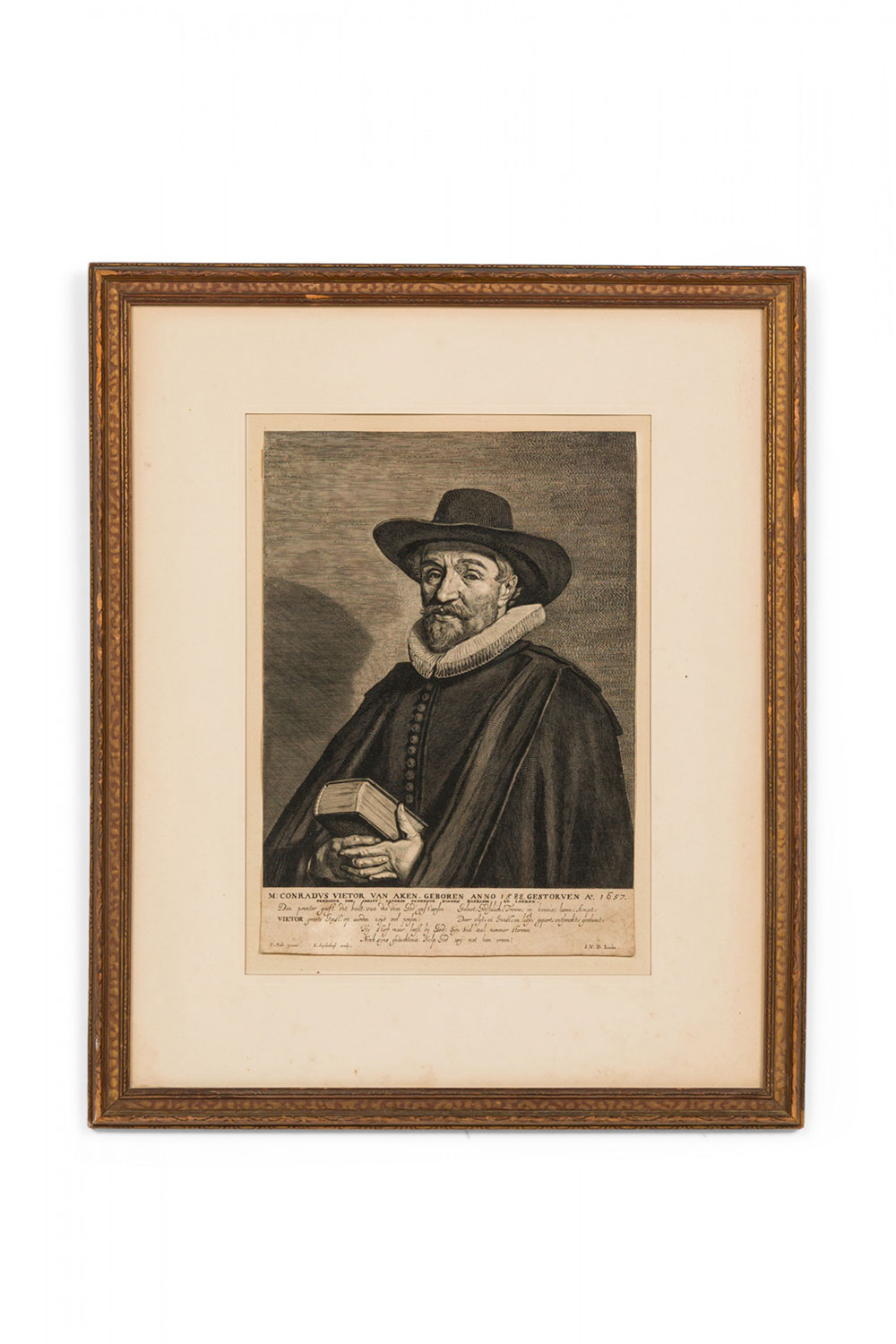 Vintage Framed Dutch Costume Print