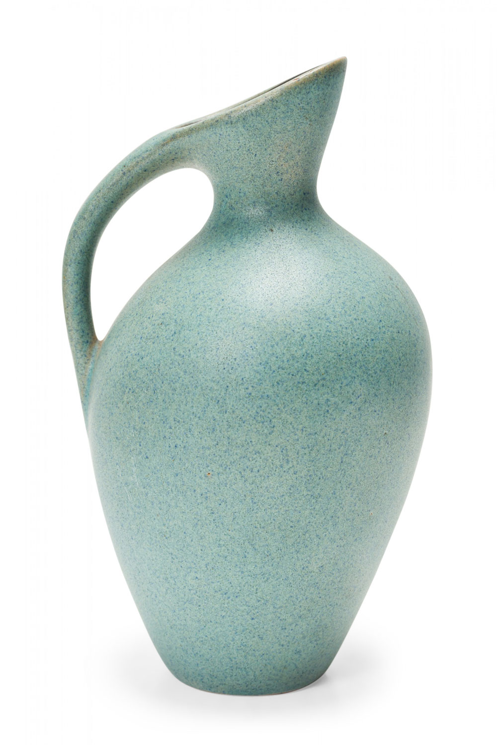 German Mid Century Sage Green Ceramic Pitcher