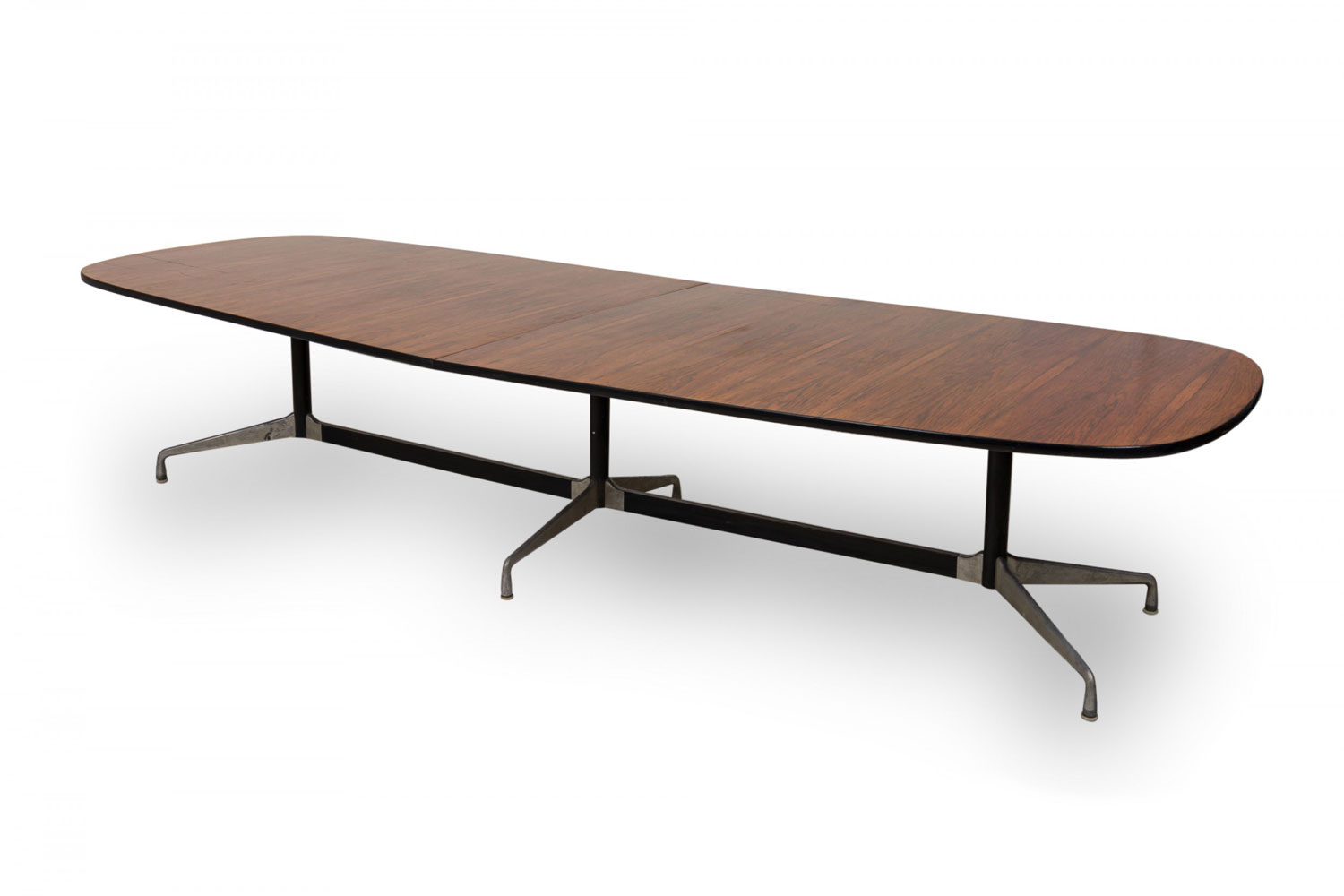 Ray and Charles Eames for Herman Miller American Mid Century Rosewood and Aluminum Conference Table