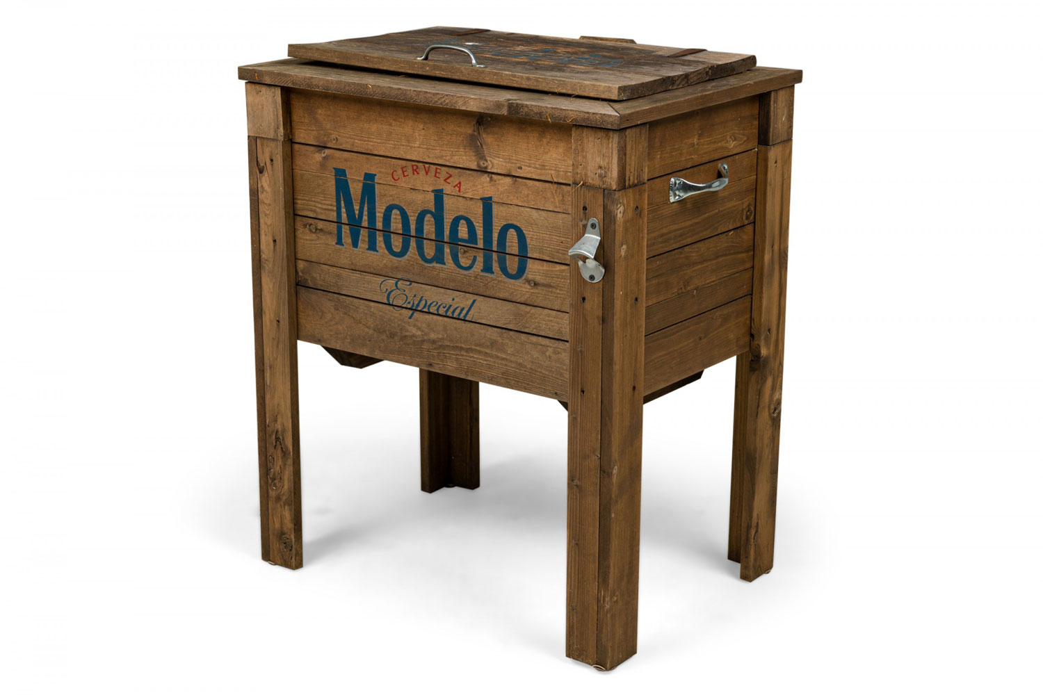 American rustic wooden outdoor modelo cooler
