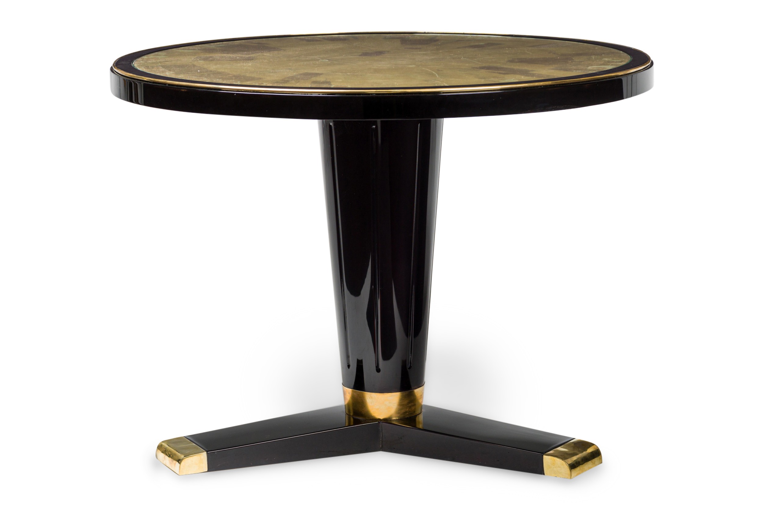 French art moderne ebonized center table 4
