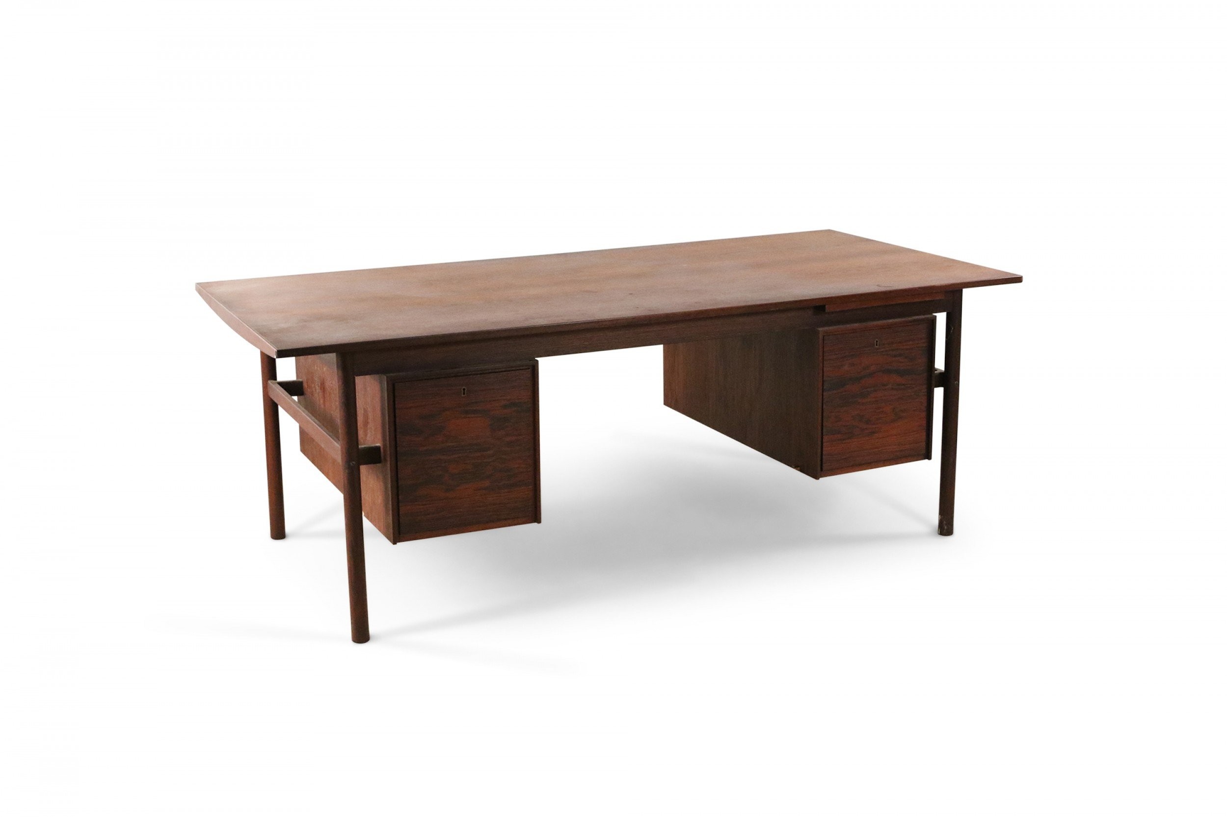 Danish Mid Century Modern Teak Desk a