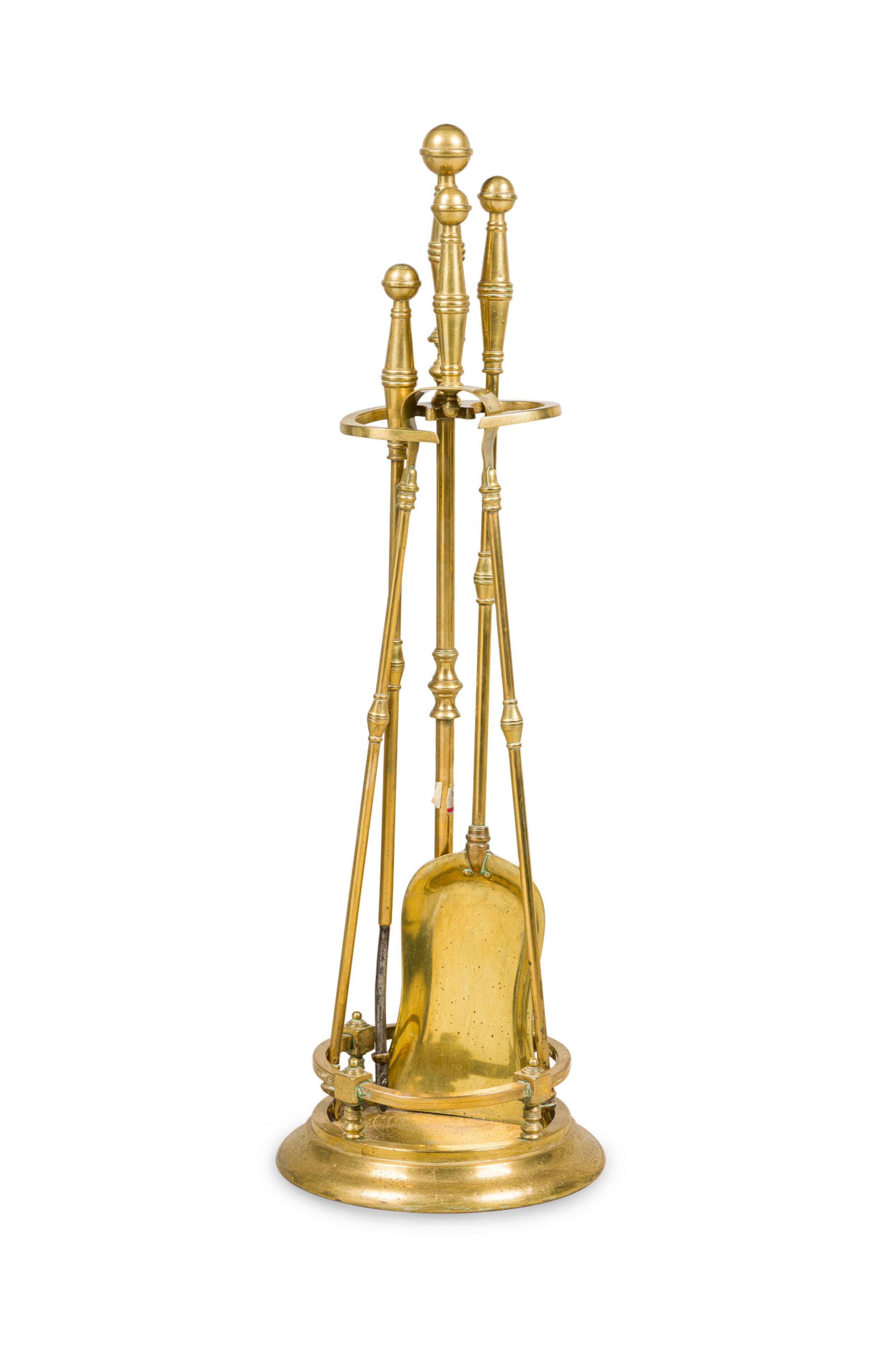 English victorian 4 piece fire tools set 