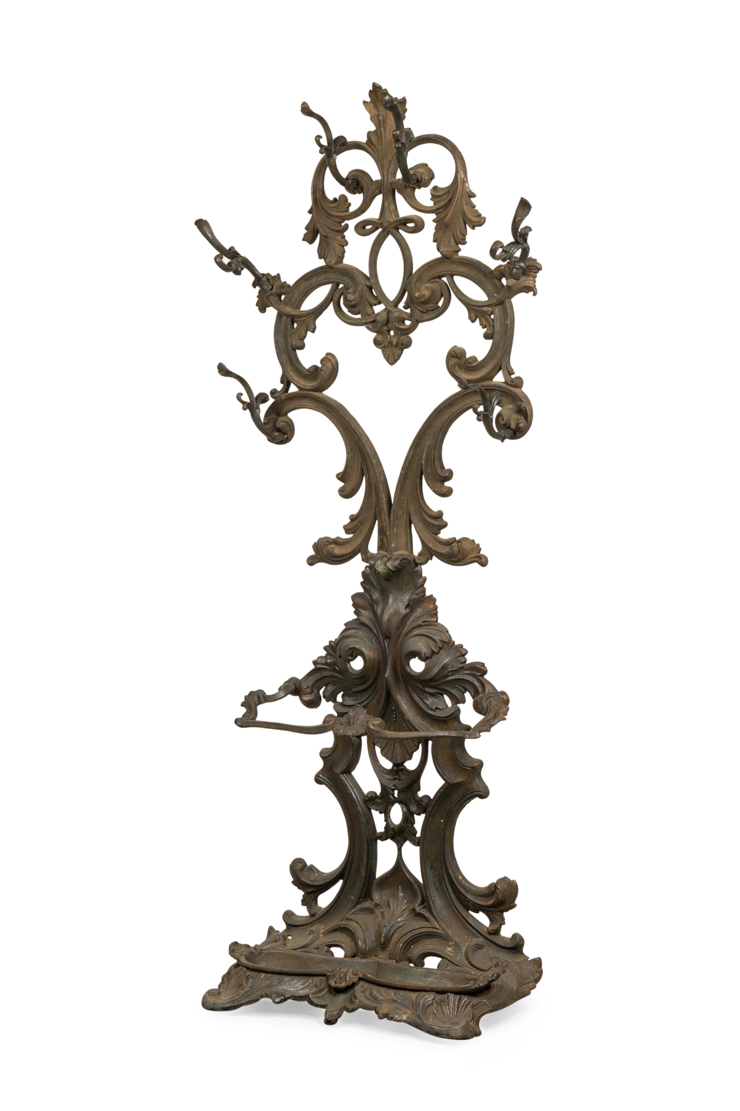 English victorian cast iron hatrack/umbrella stand 