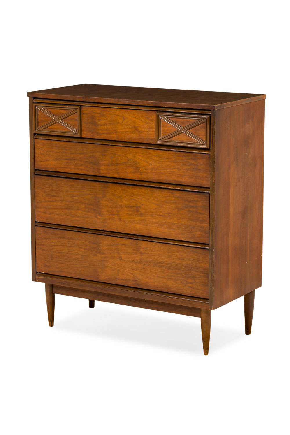 American mid century 4 drawer dresser cabinet 