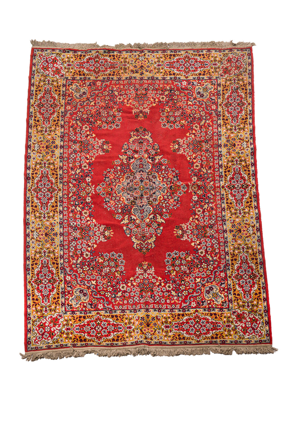 Persian red and beige rug 063957