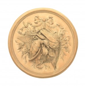 Rustic french resin wall plaque