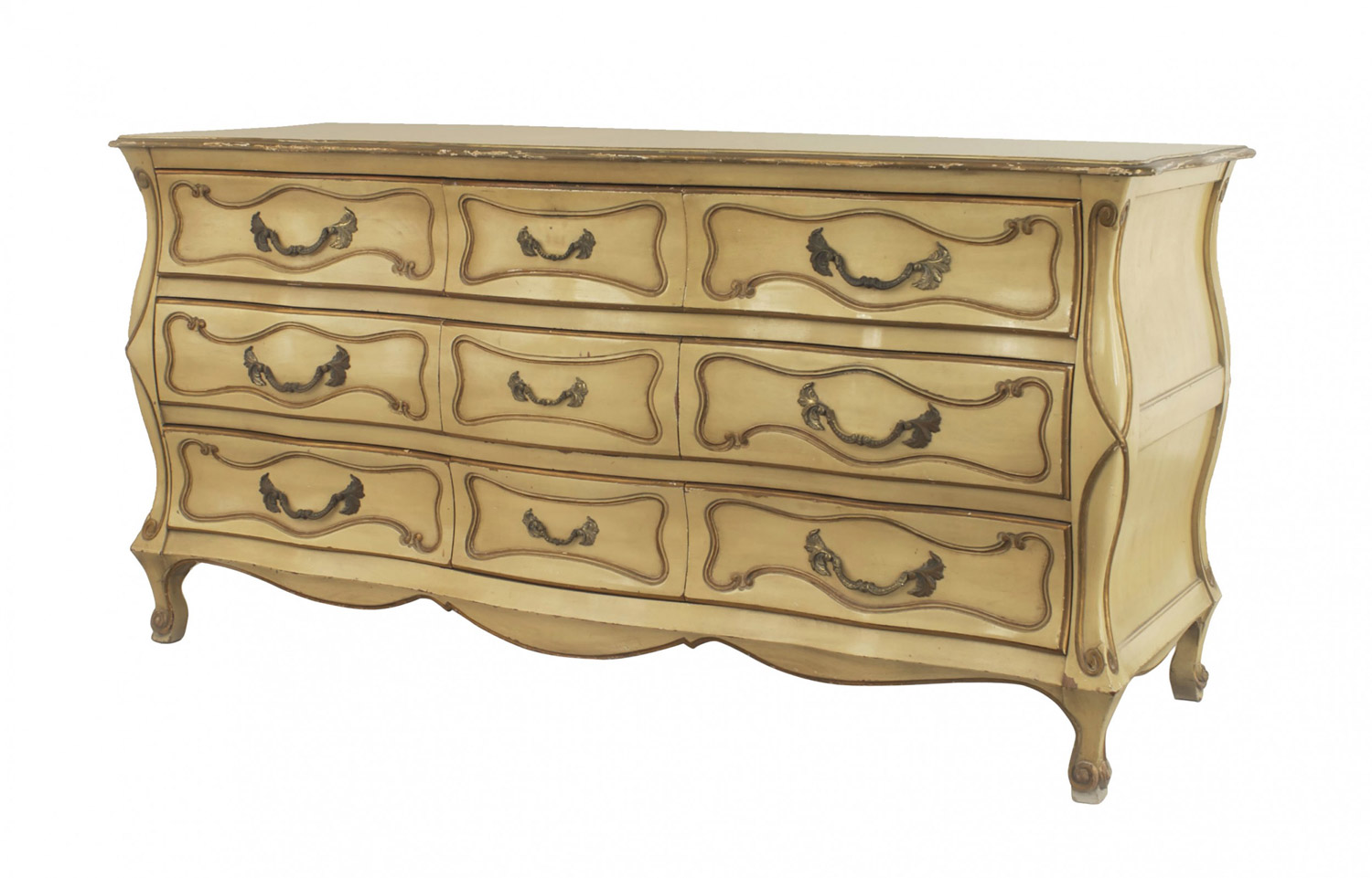 Italian venetian style painted chest