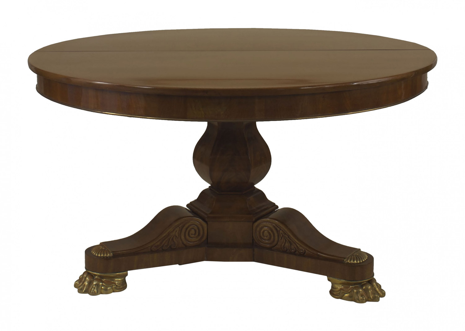 English regency mahogany dining table 5