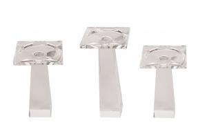 Accessories candlestick contemporary post war design american crystal bin350