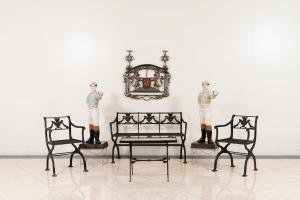 Enlgish victorian iron living room set 1