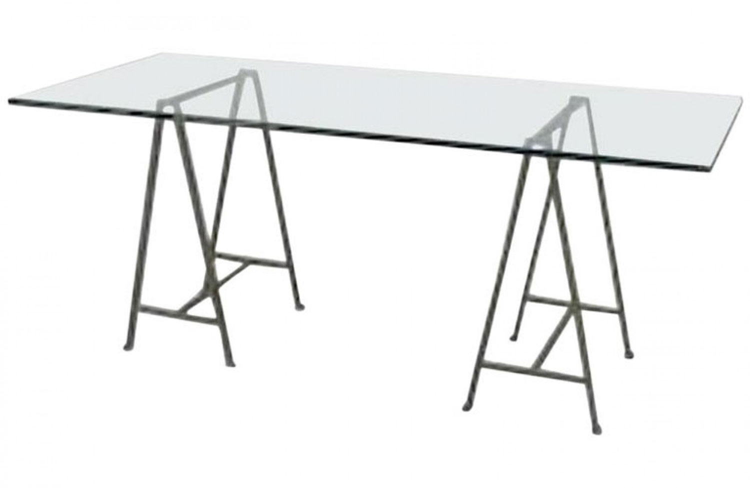 Post war design glass table desk