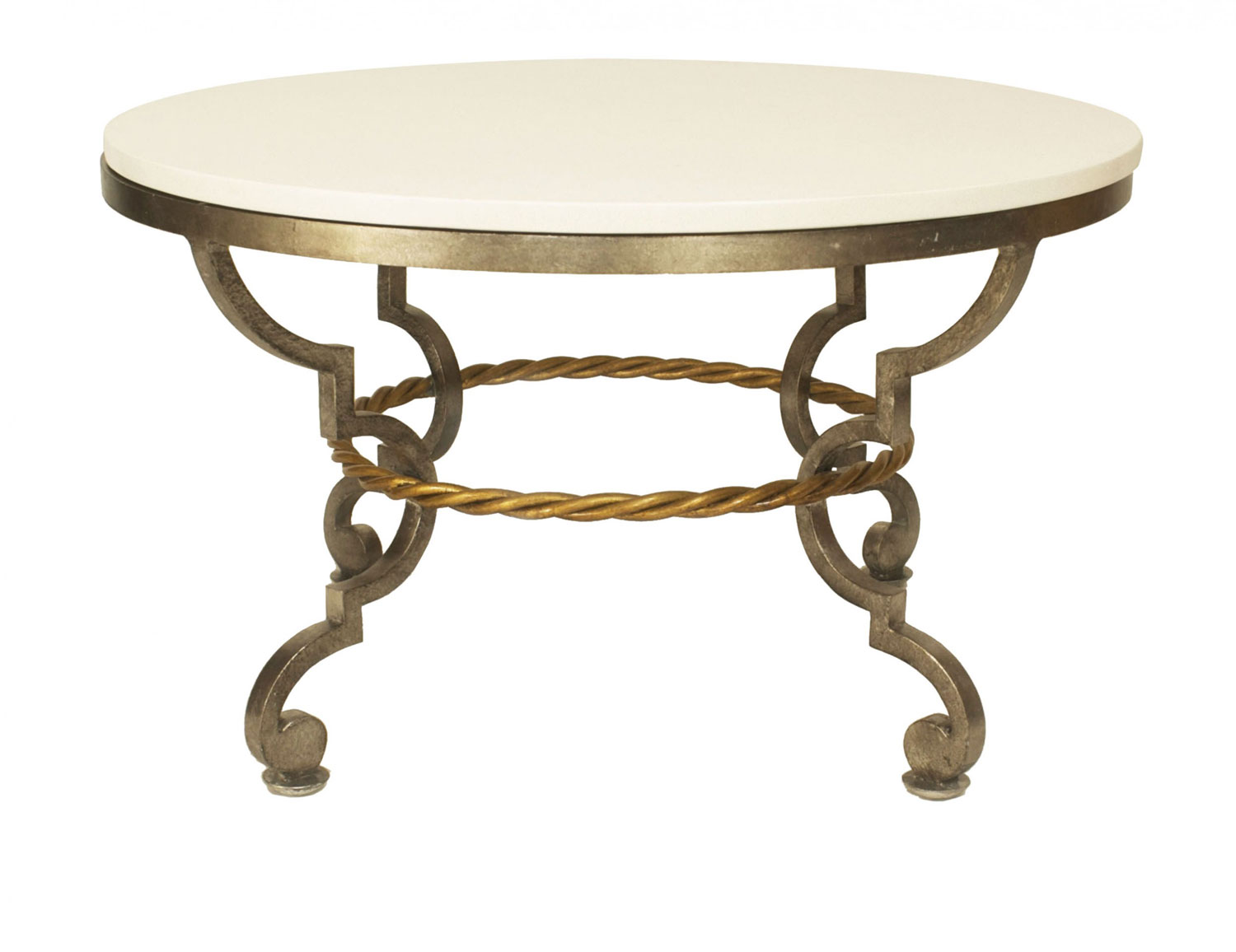 Art modern poillerat bronze coffee table