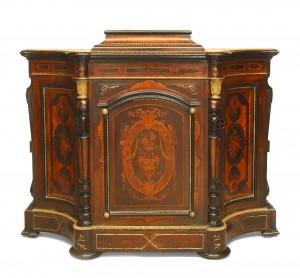 American victorian rosewood credenza