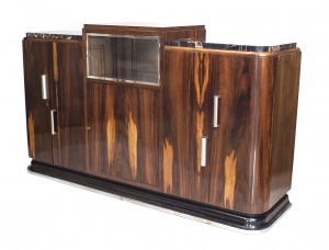 French art deco rosewood sideboard