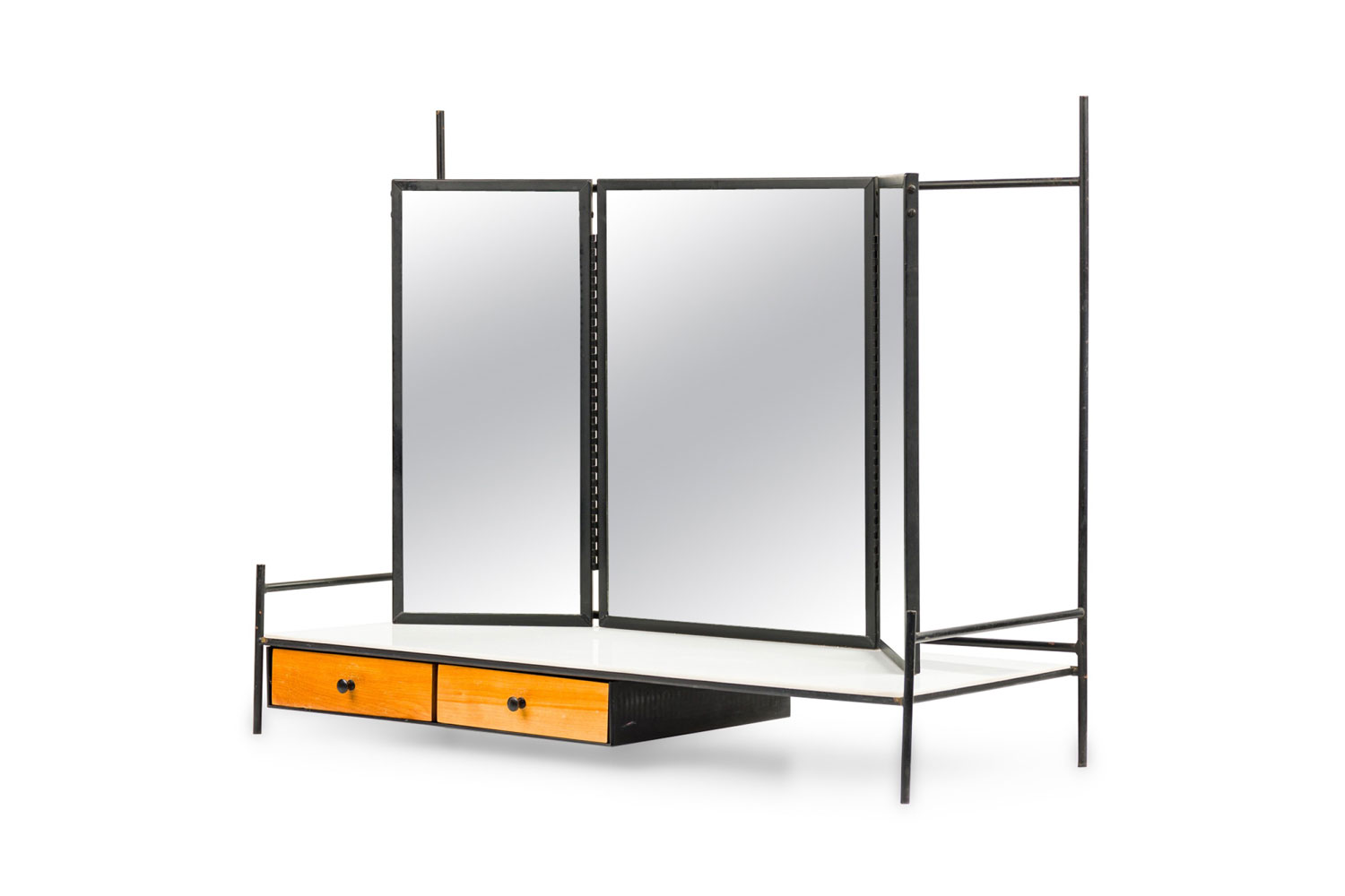 Paul mccobb for bryce originals american mid century dresser top vanity mirror