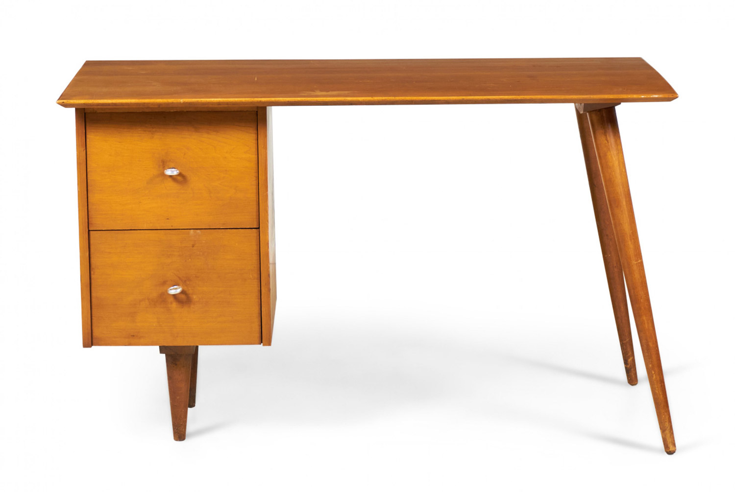 Paul McCobb American Mid Century Blond Maple Student Desk model 1560