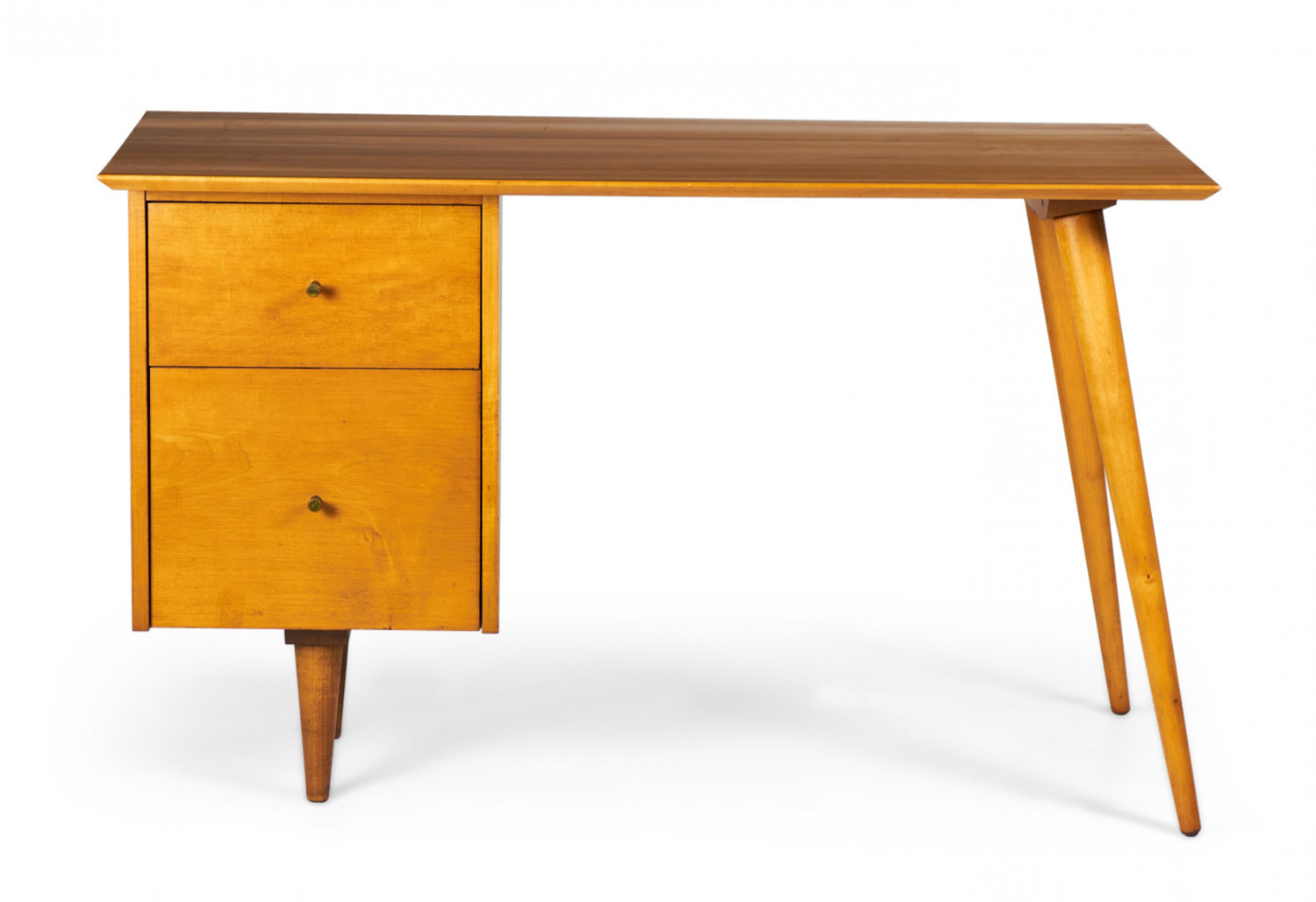 Paul McCobb American Mid Century Refinished Blond Maple Student Desk model 1560