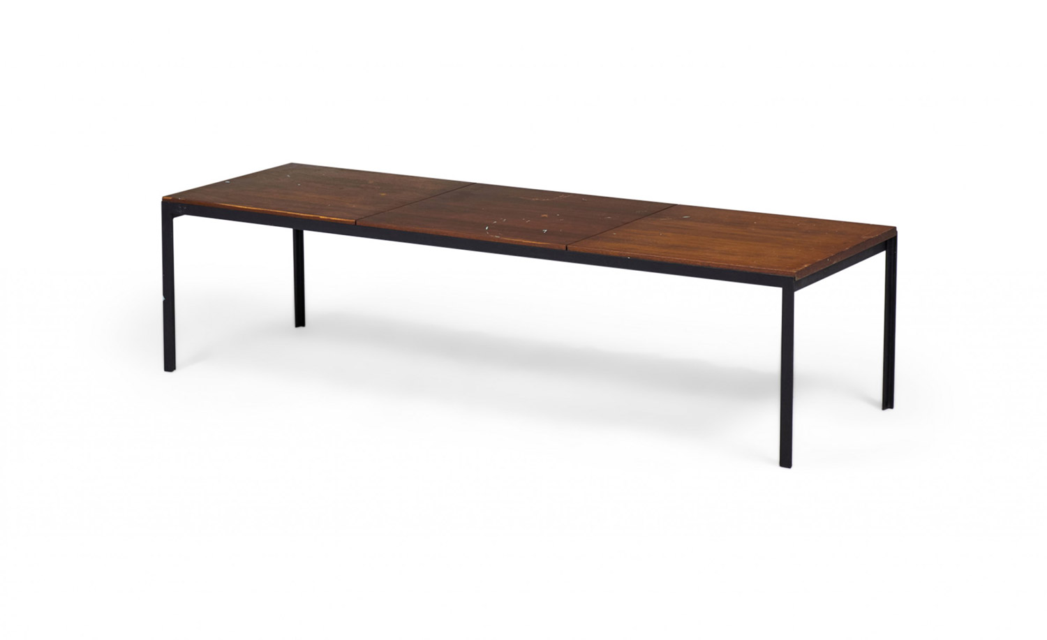 Florence Knoll American Mid Century T Bar Walnut Coffee Cocktail Table