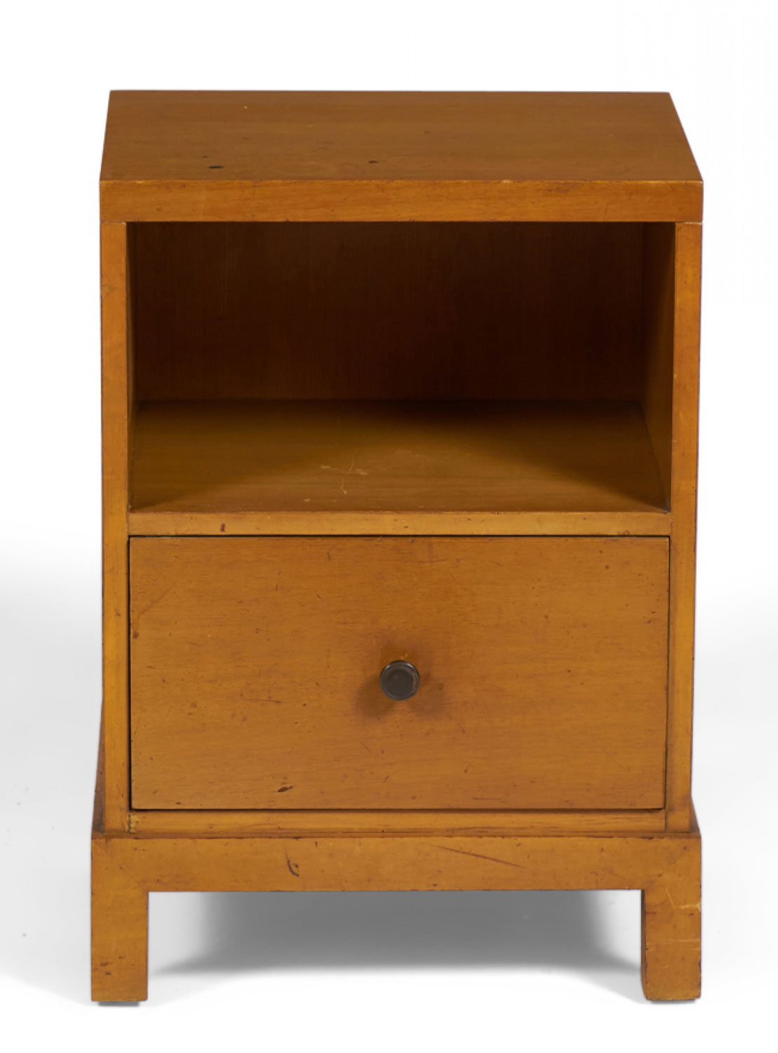 Widdicomb Modern American Mid Century Walnut Single Drawer Nightstand 3