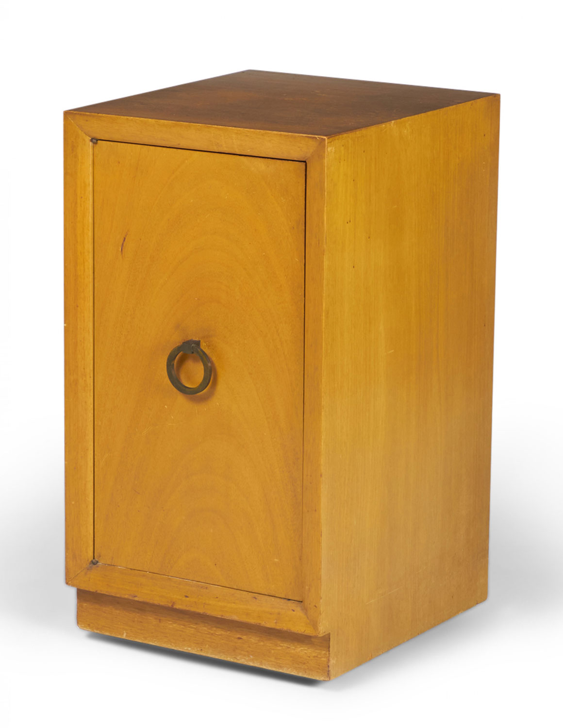 Widdicomb Modern American Mid Century Blond Maple Tall Single Door Cabinet Nightstand