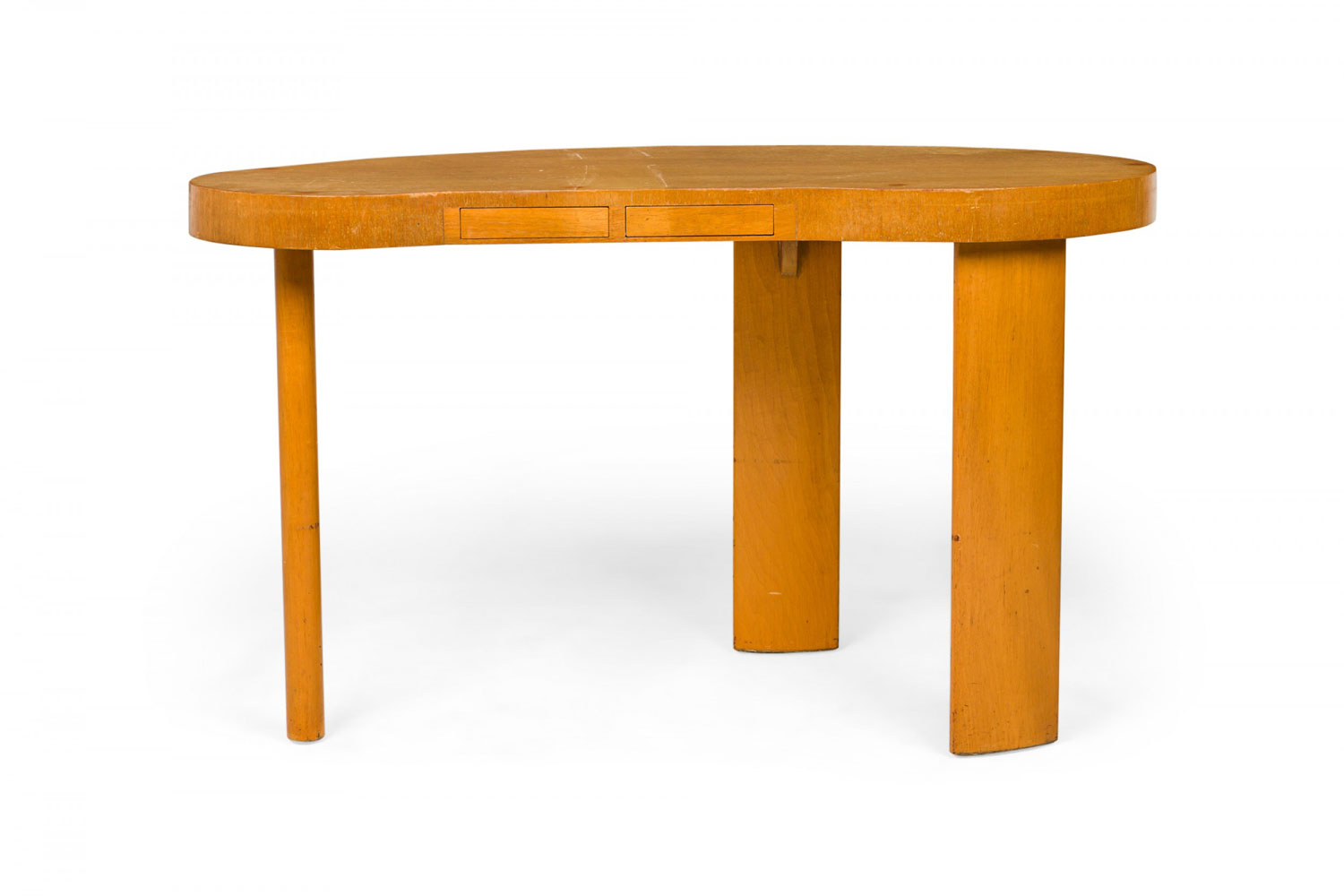 Paul Frankl for Johnson Furniture Company Mid Century Pallet Wooden Writing Desk