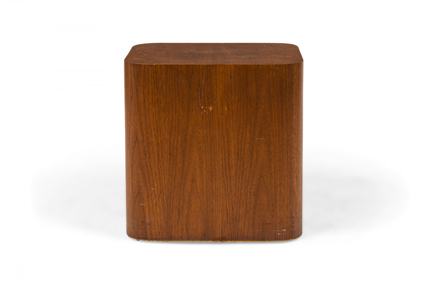 Paul Mayen for Intrex Mid Century Raidus Cube End Side Table