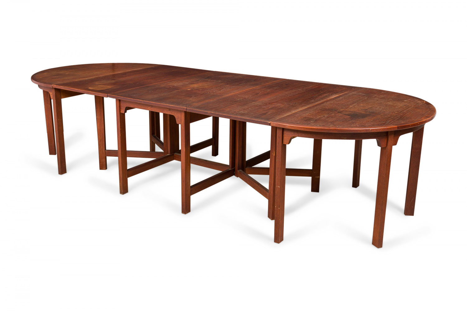 Borge mogensen karl andersson and soher danish mid century 3 piece teak dining table set