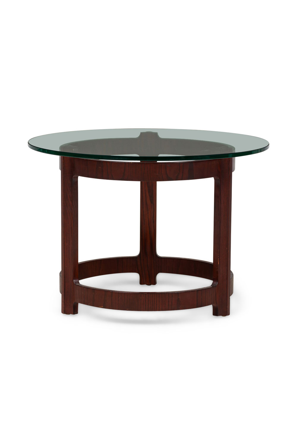 Roger Sprunger for Dunbar American Mid Century Ash Hoop Frame End Side Table