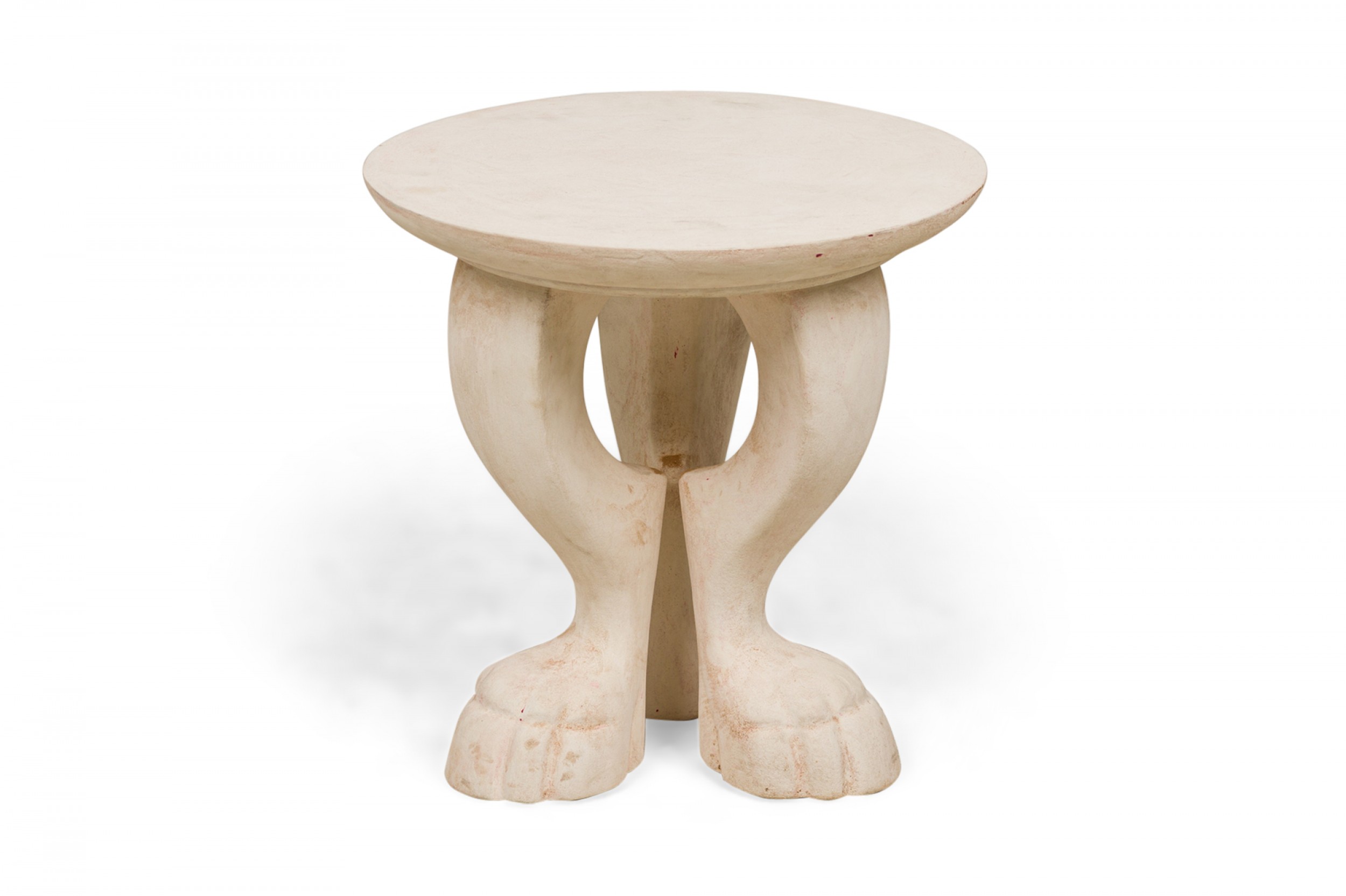Jacques garcia for baker furniture company french mid century le lion white stone end side table