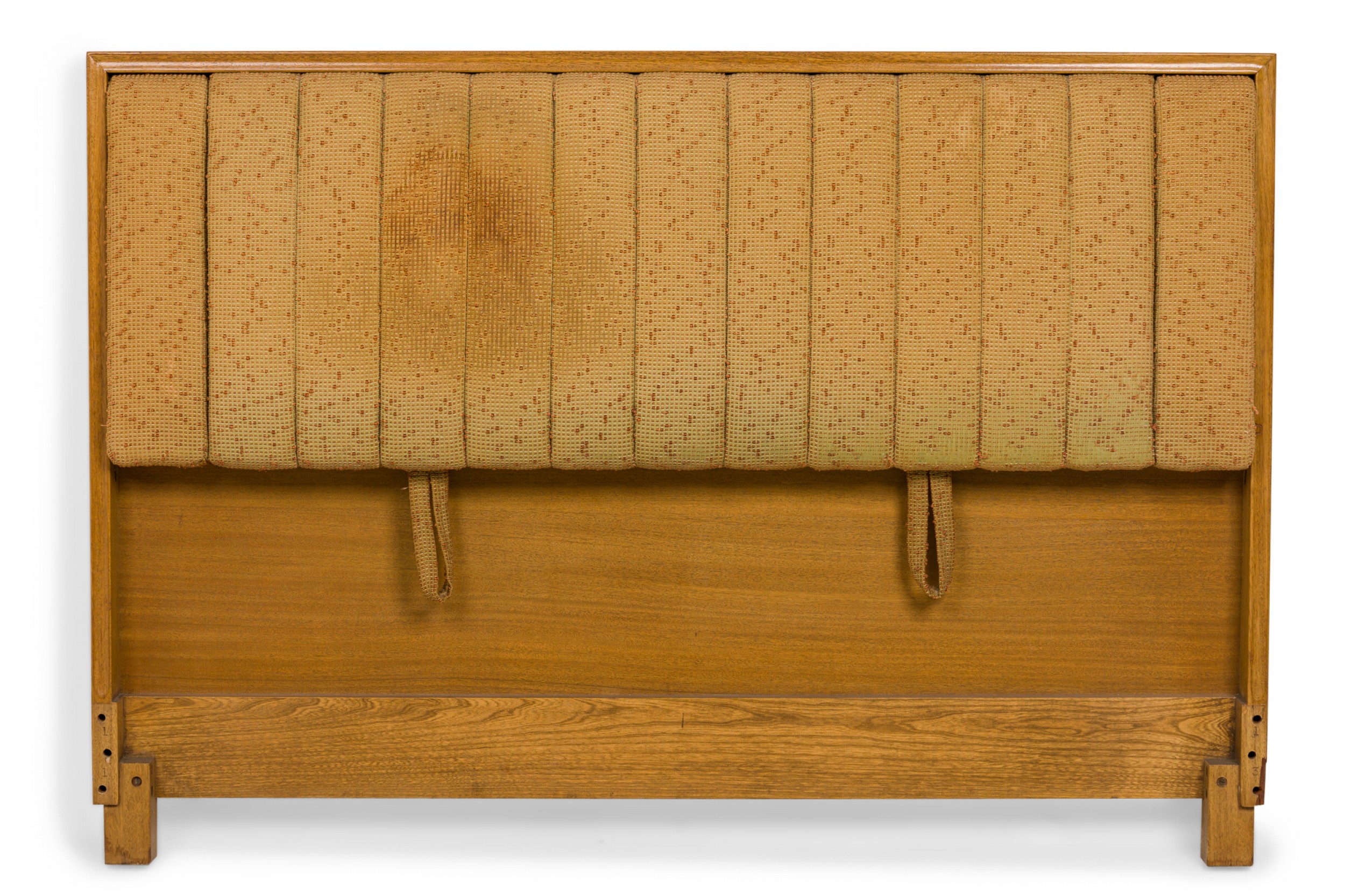 Edward wormley for dunbar american mid century upholstered fold down arm single bed headboard 1