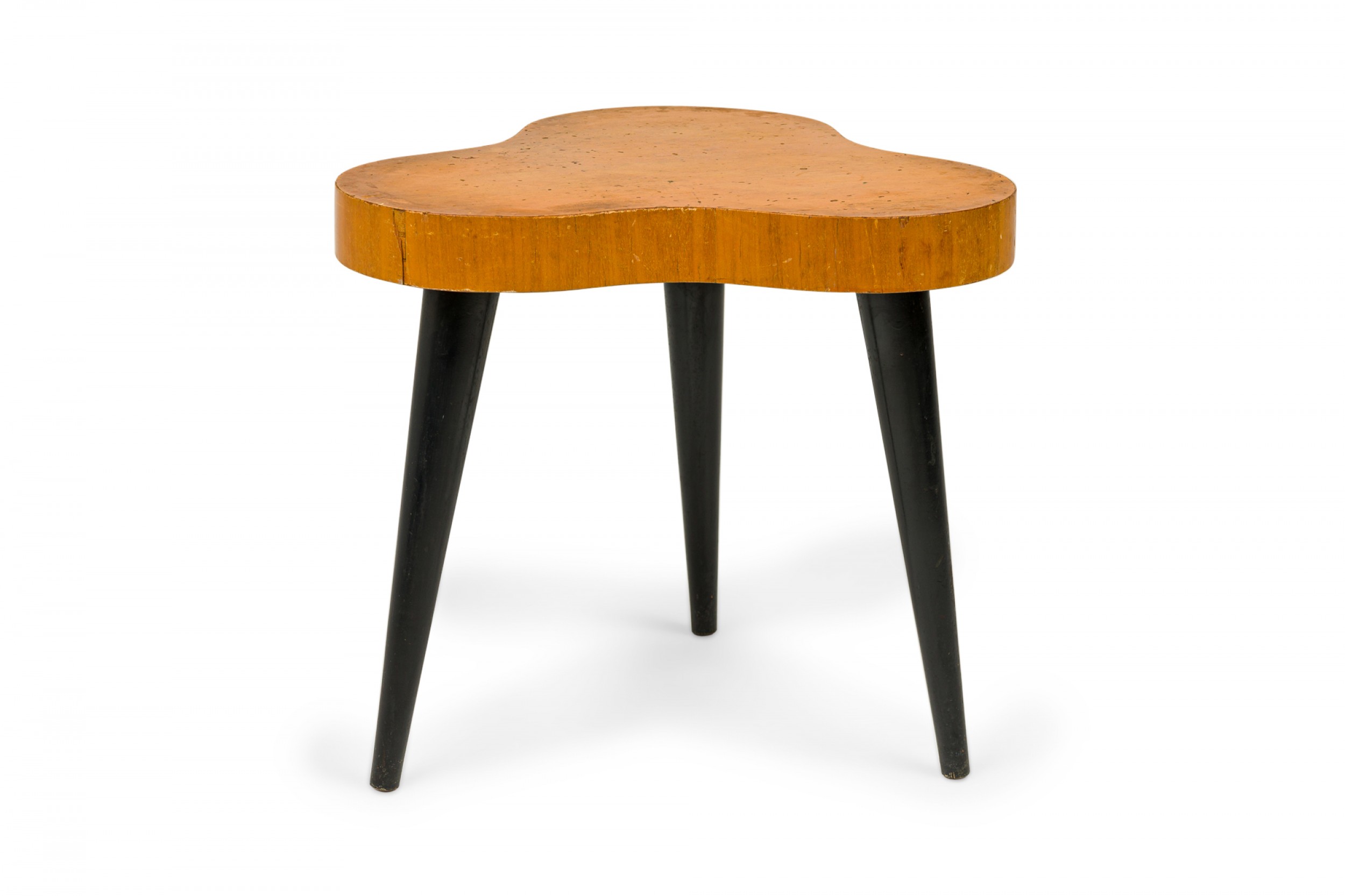 Gilbert rohde for herman miller mid century bromorphic wooden end side table