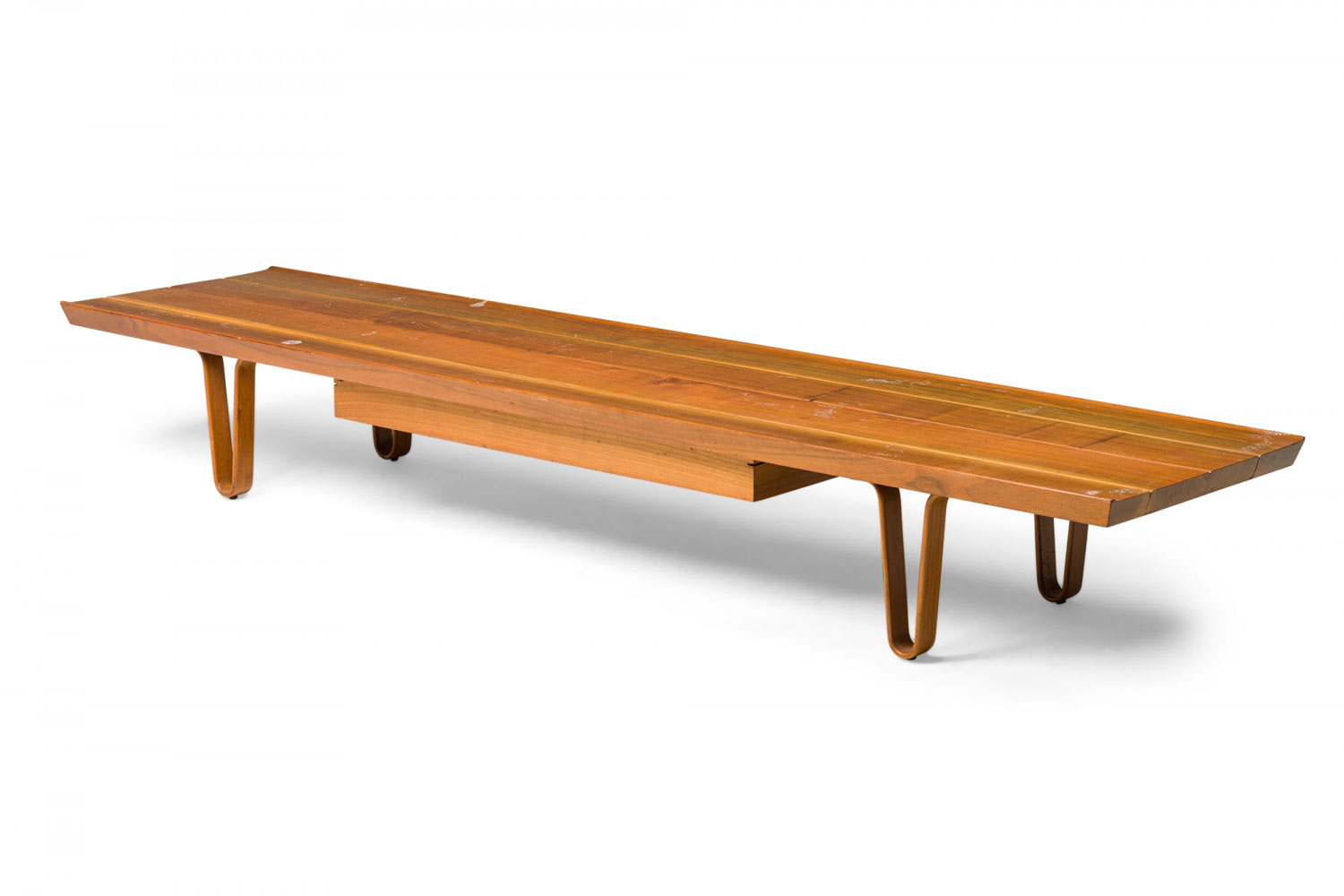 Edward j wormley for dunbar furniture co mid century american longjohn wood coffee table