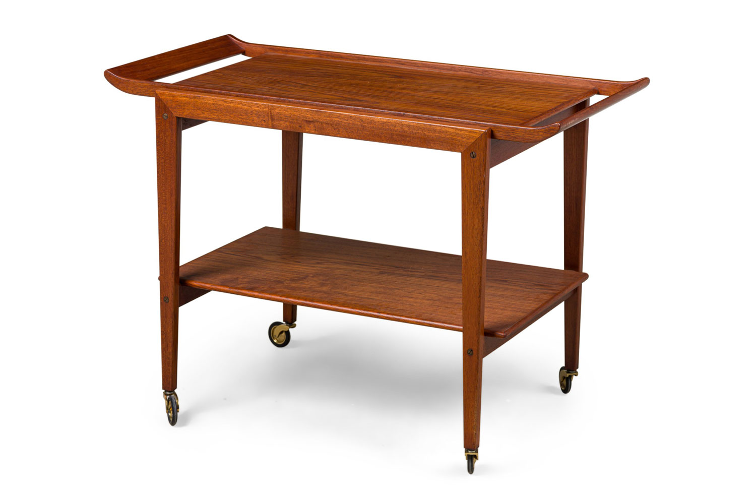 Tove and edvard kindt larsen danish mid century tea cart 