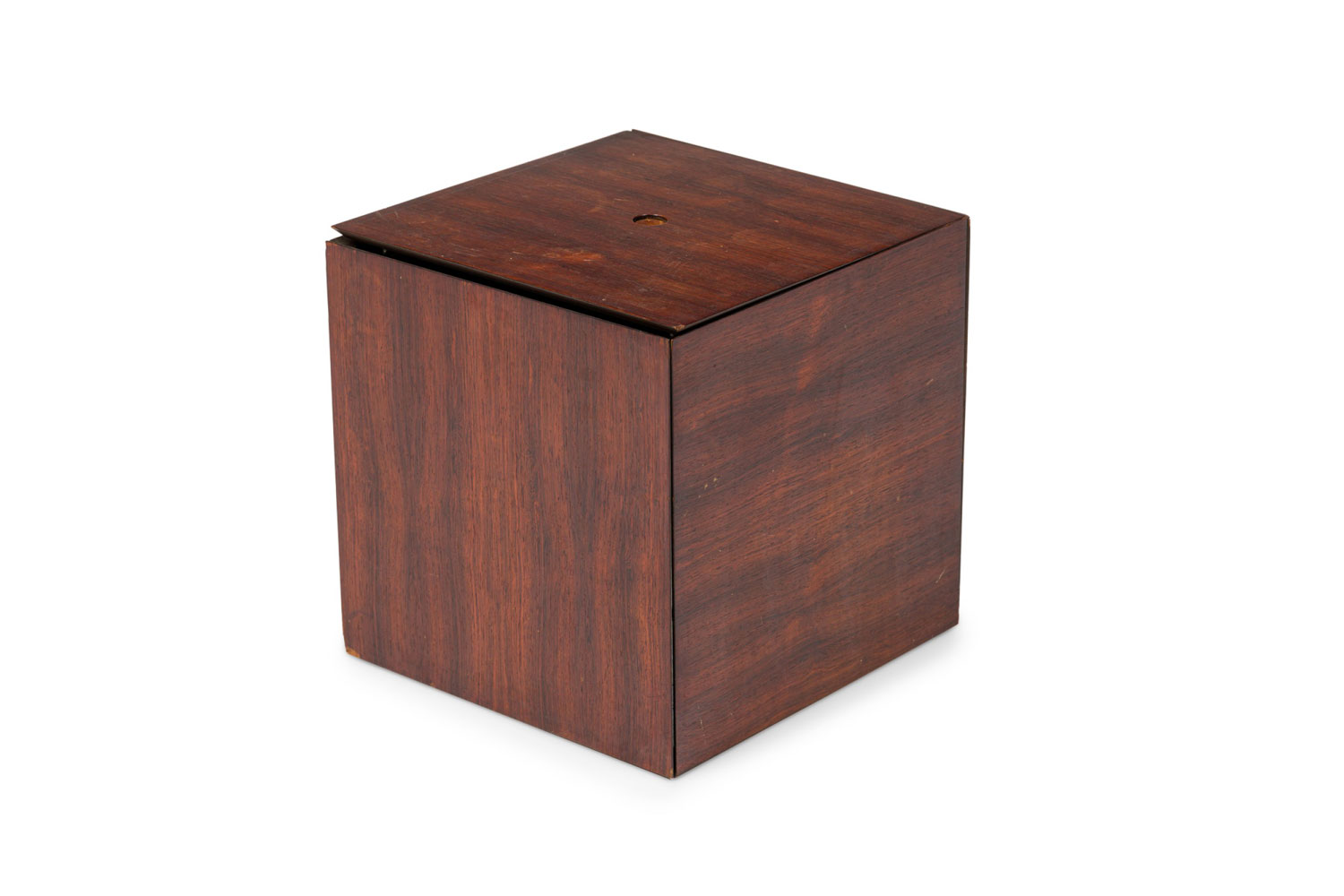 Scandinavian mid century magic puzzle cube danish roosewood nesting tables