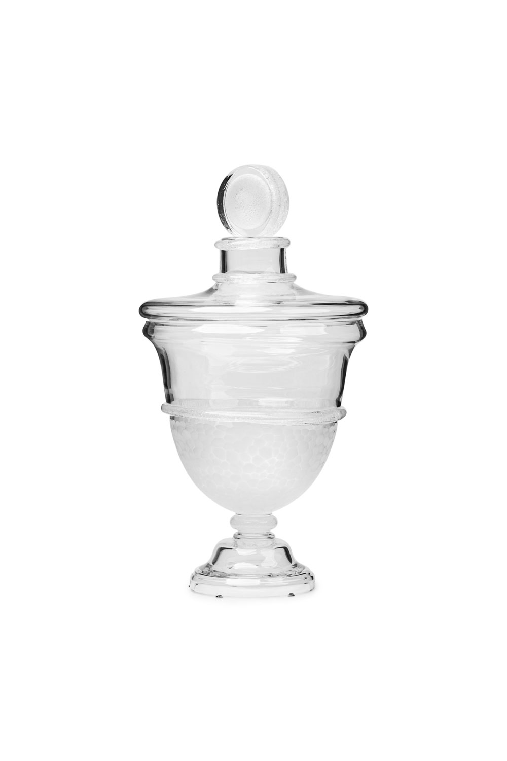 Seguso vietri italian mid century large glass apothecary jar