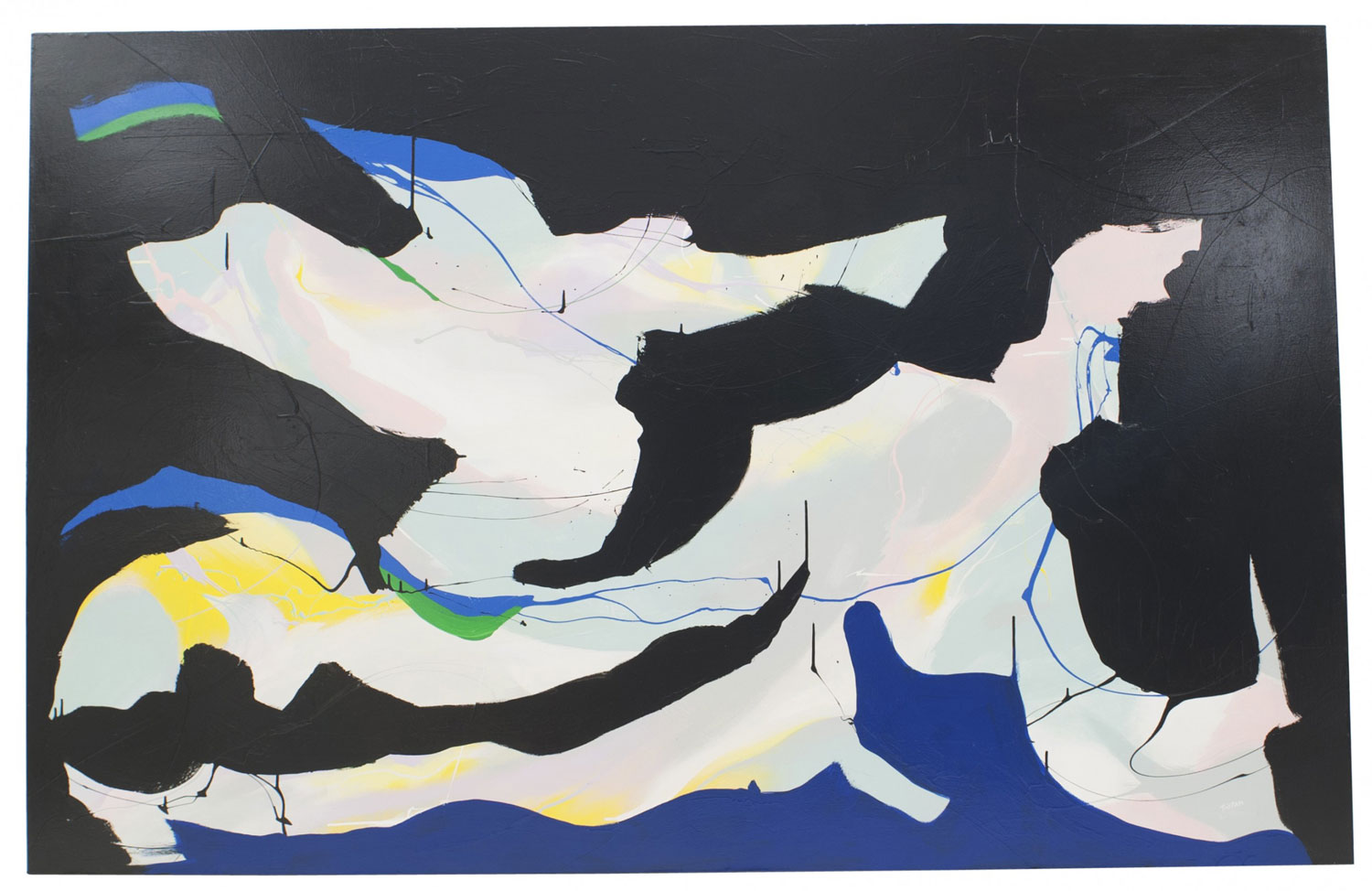 Govignon samurai acrylic painting