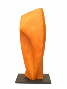 American post war rust ceramic porcelain sculpture