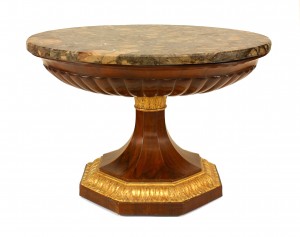 Italian neapolitan walnut center table