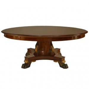 English regency mahogany dining table 4