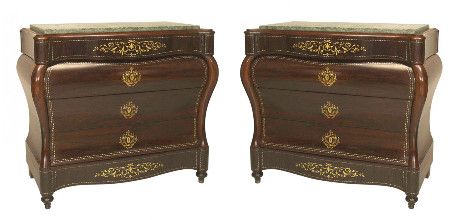 Continental spanish rosewood drawers