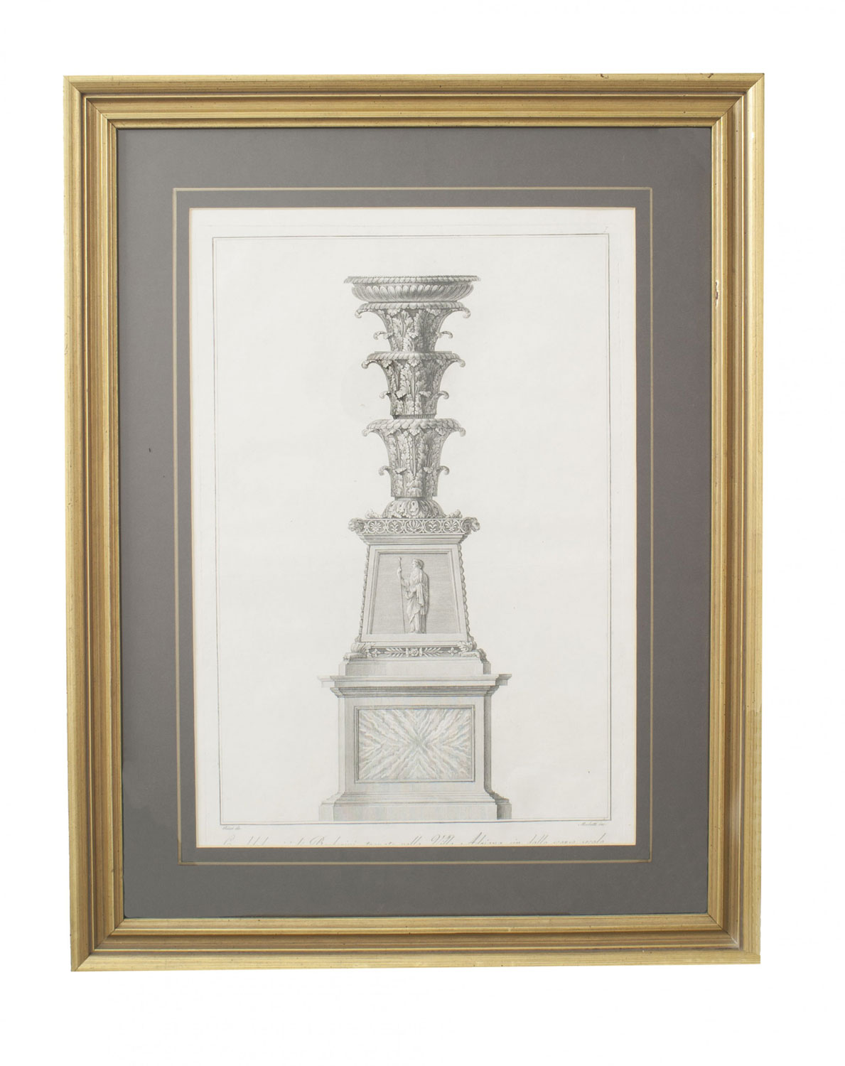 Italian neo classic architecture print