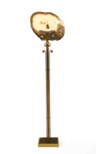 French Post War Du Boisson Bronze Floor Lamp