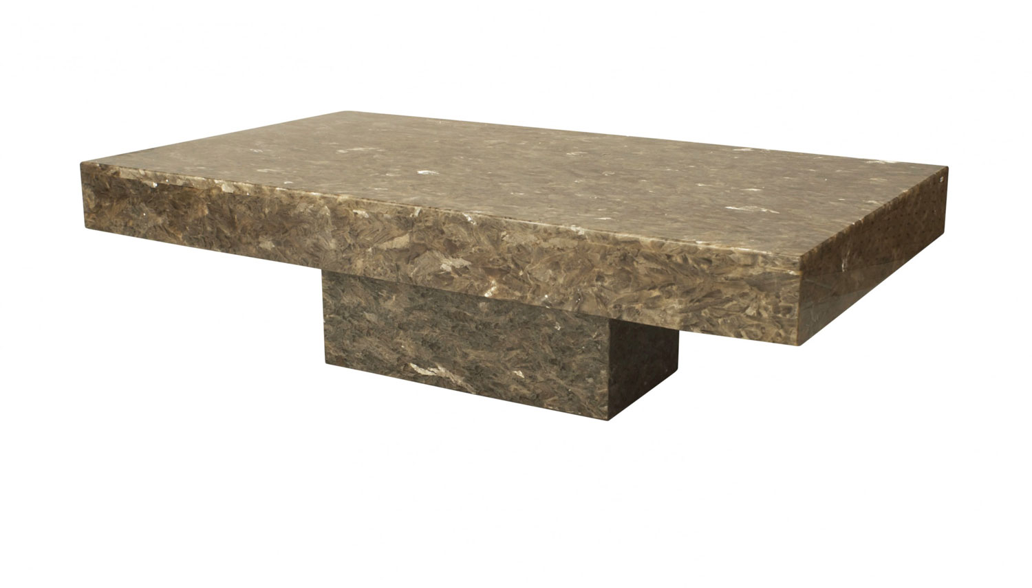 Post war italian mica and resin coffee table