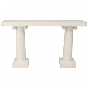 American art moderne plaster console table 1