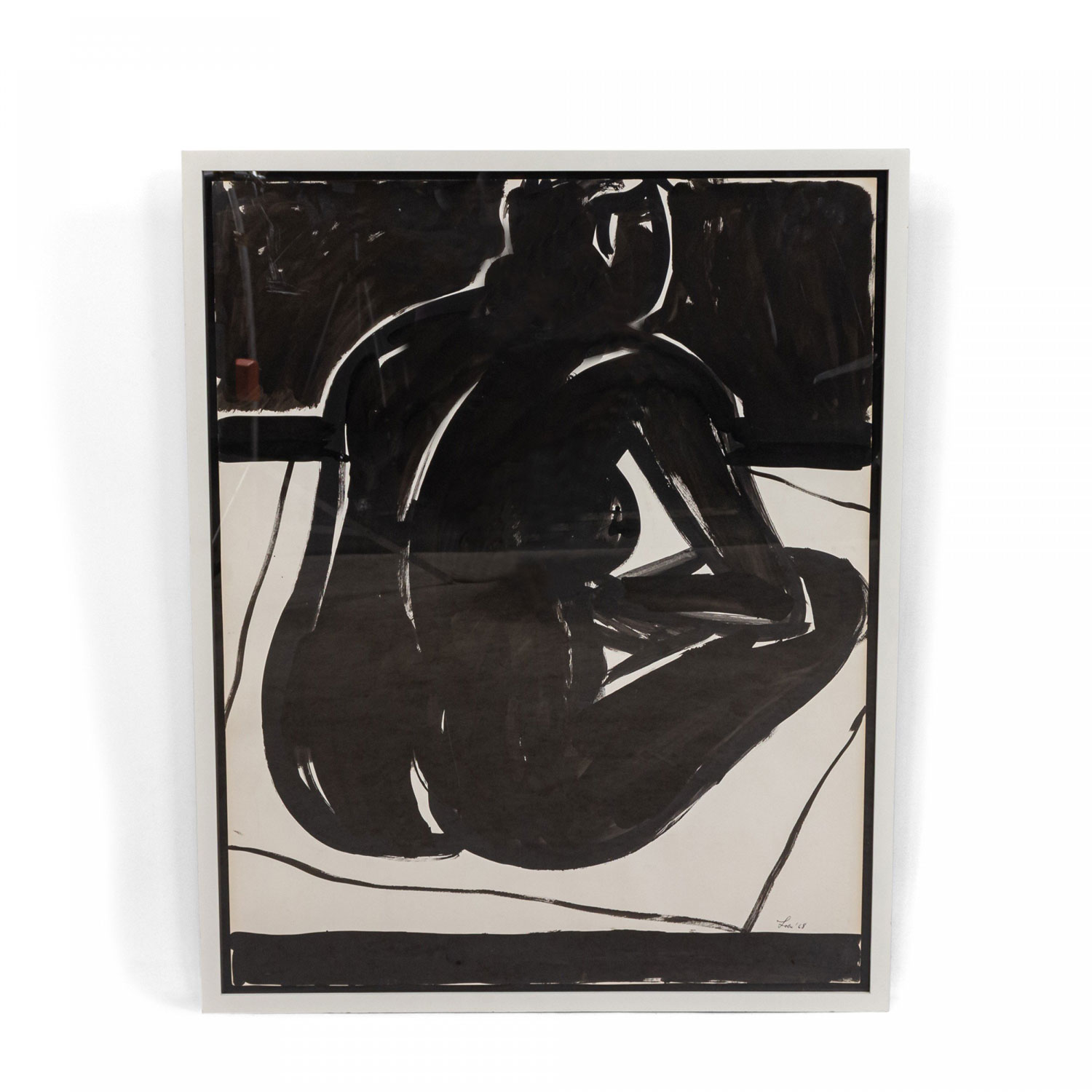 Michael loew black nude ink artwork