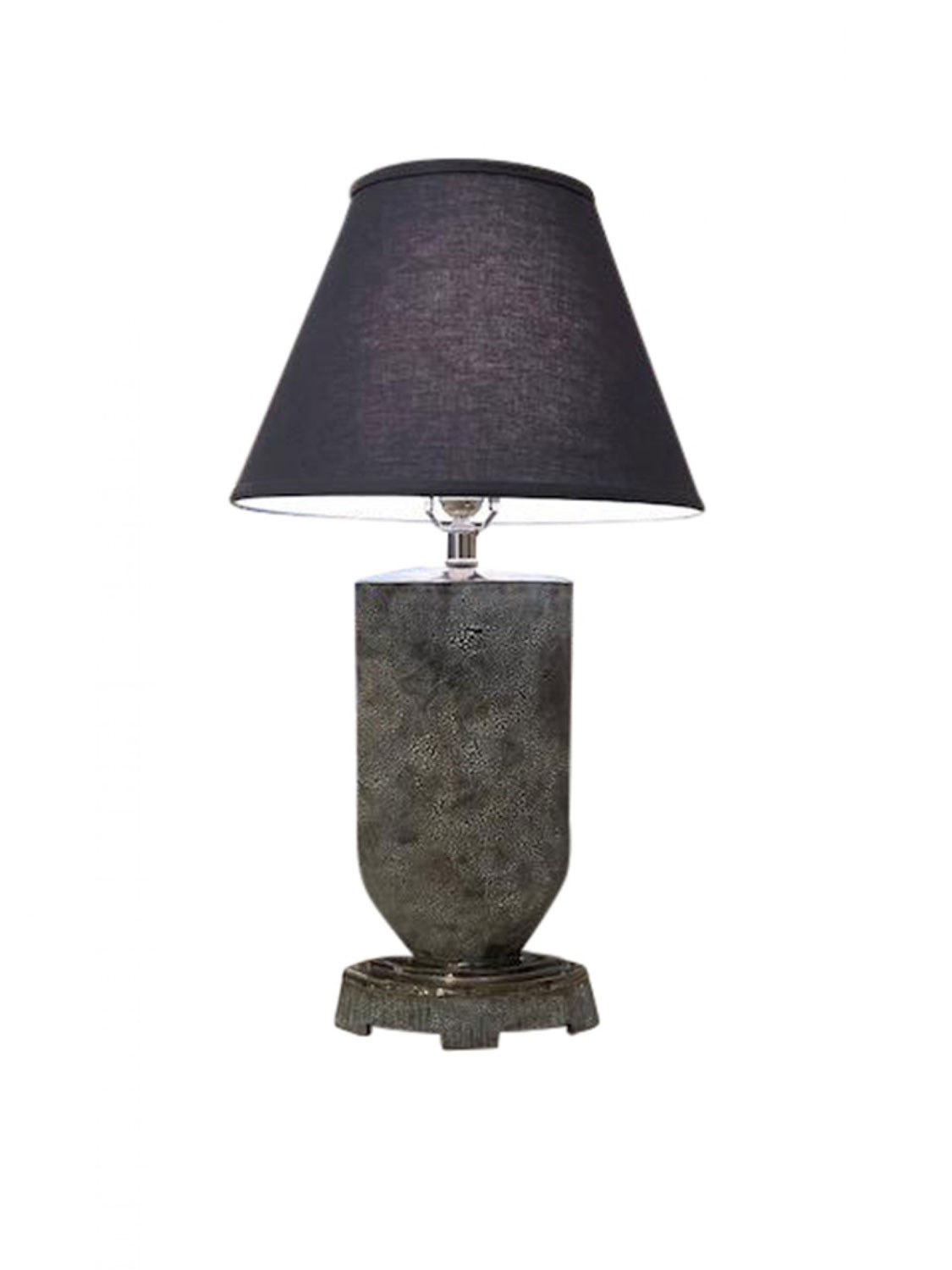 American dipasquale blue ceramic table lamp