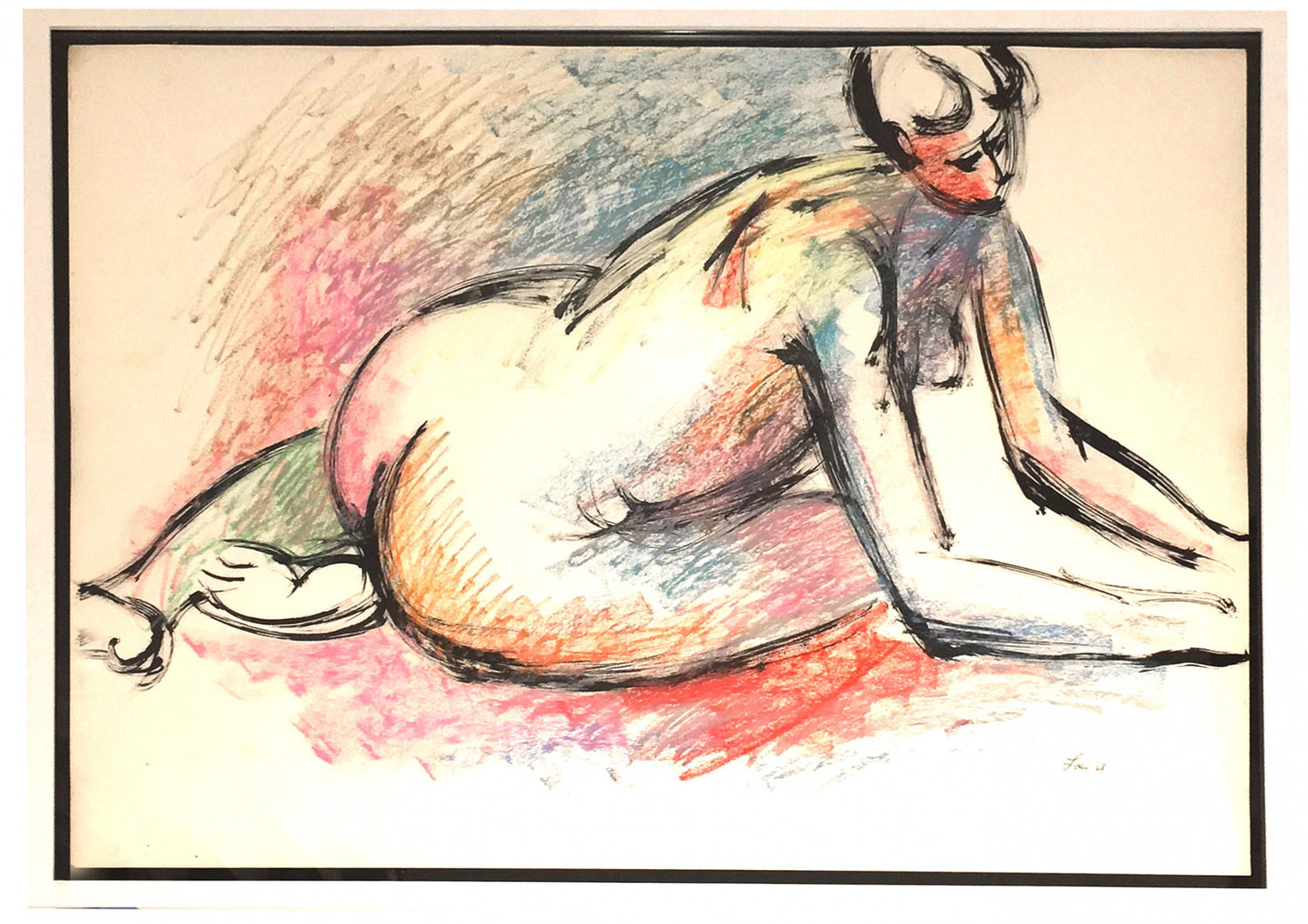 Michael loew nude oil painting