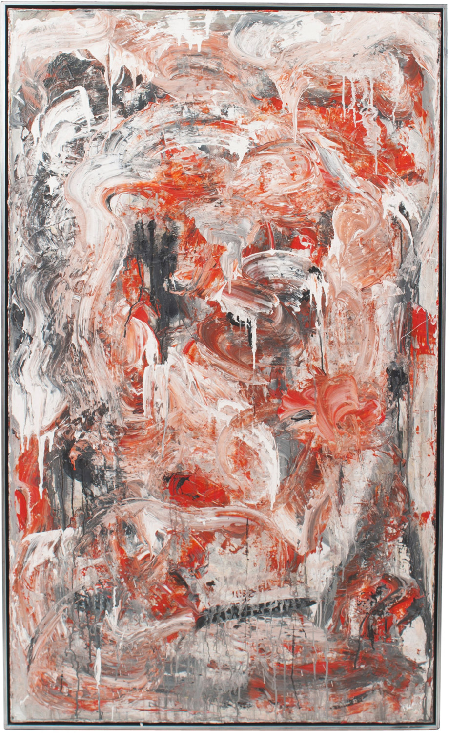 Whacko abstract acrylic painting